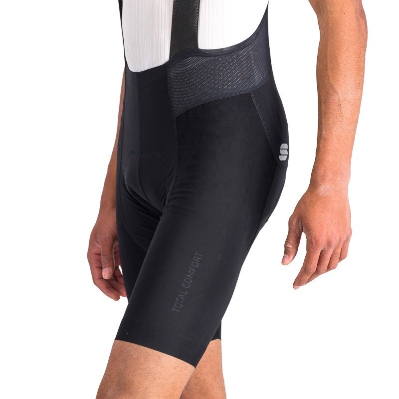 Culote Corto Sportful Total Confort Black|culote ciclismo|