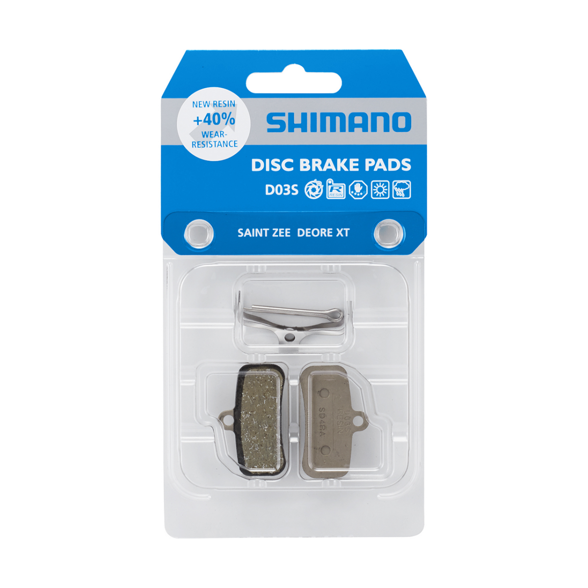 Pastillas disco Shimano D03S-RX (4PISTONES)