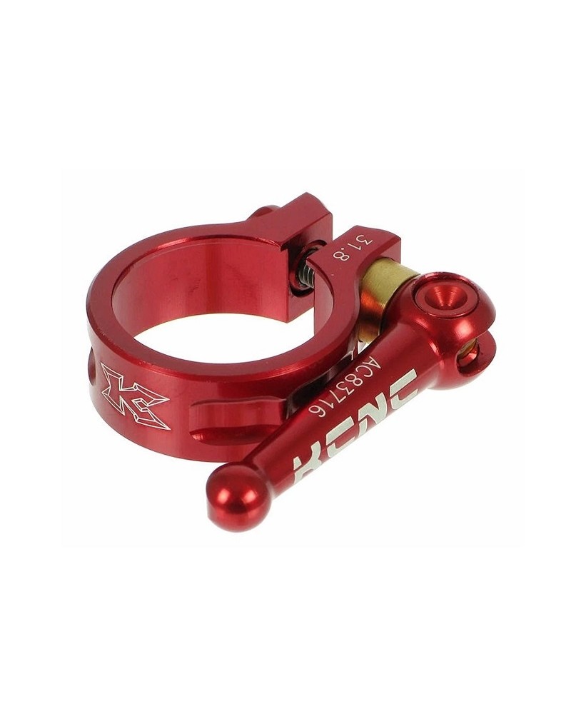 Brida sillín KCNC con tanca 38.2 rojo