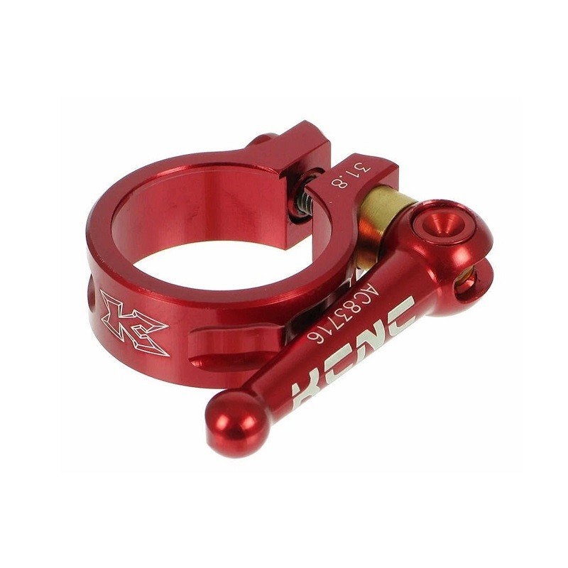 Brida sillín KCNC con tanca 38.2 rojo