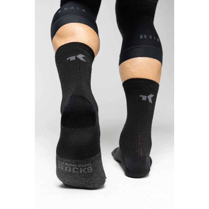 Calcetín Gobik Winter Merino Coal |calcetin ciclismo
