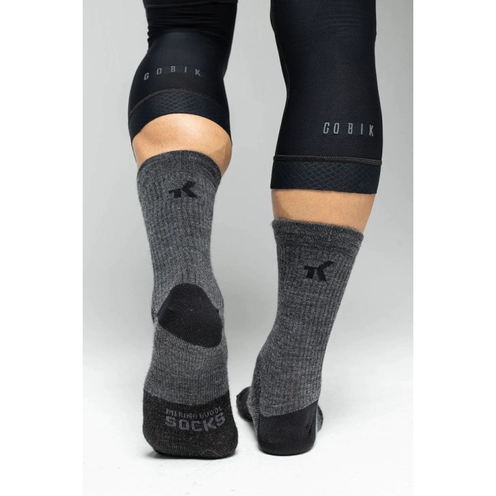 Chaussettes Gobik Winter Merino Alloy | chaussettes cyclisme