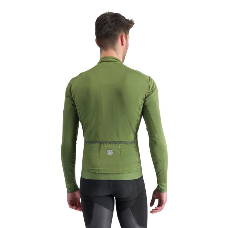 Maillot manga Larga Hombre Sportful Monocrom Thermal Aanthacite