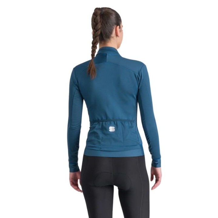 Maillot Manga Larga Mujer Sportful Monocrom Thermal Blue Sea