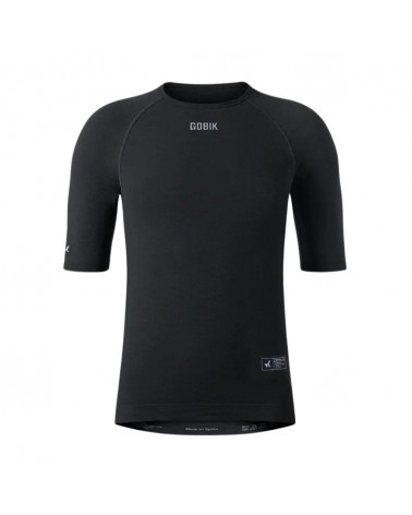 Camiseta Interior Manga Corta Hombre Gobik Winter Merino Coal