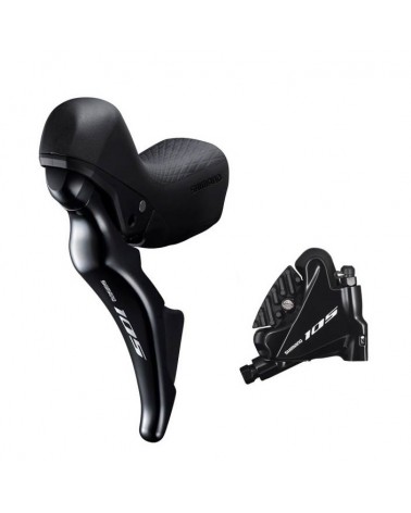 Kit Freno Disco Trasero Shimano 105 11V. ST-R7025 + BR-R7070 + Latig.