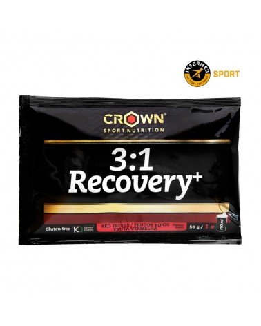 Recuperador Crown 3:1 RECOVERY+ 50g Frutos Rojos
