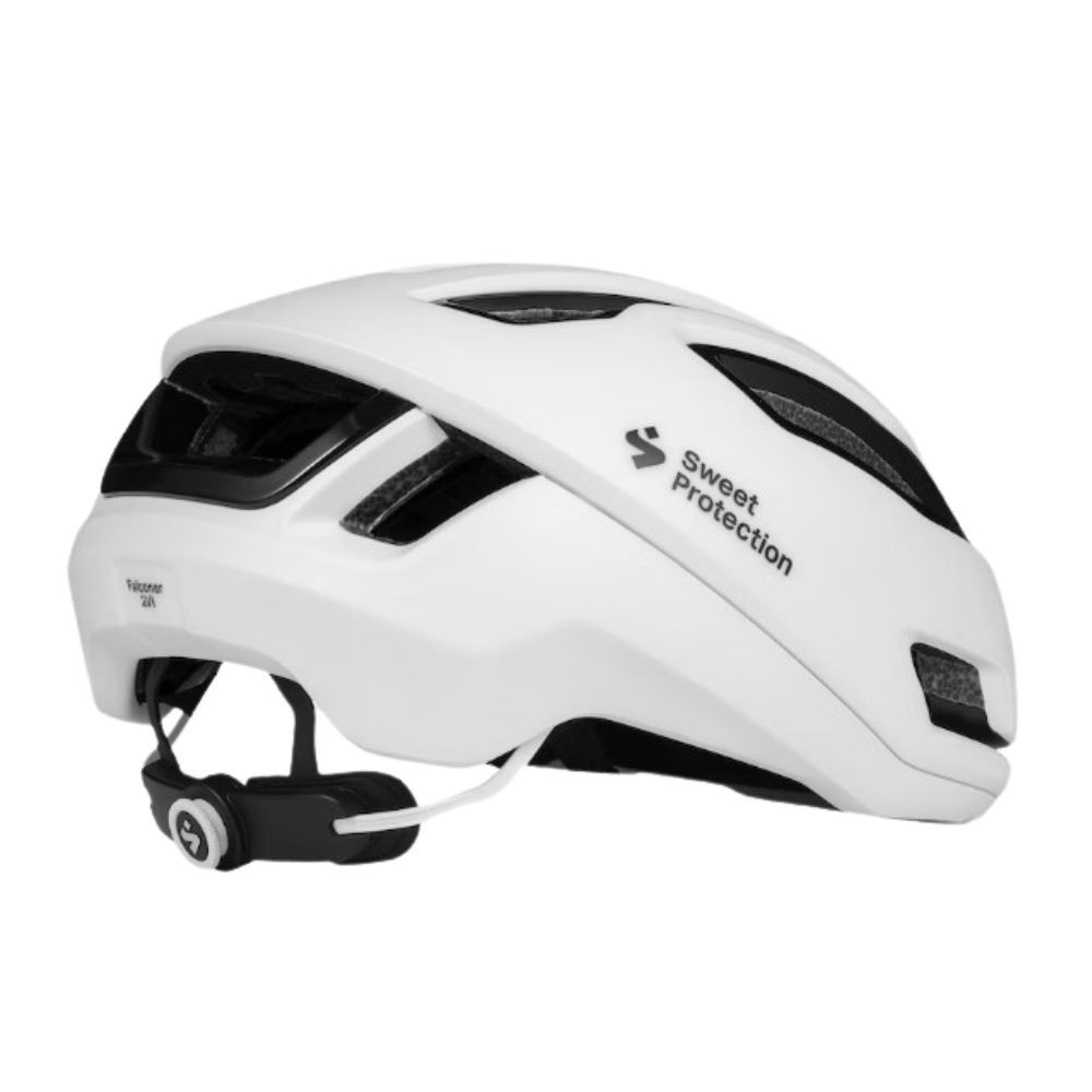Casque Sweet Protection Falconer 2Vi Mips Satin White|CASCO CARRETERA