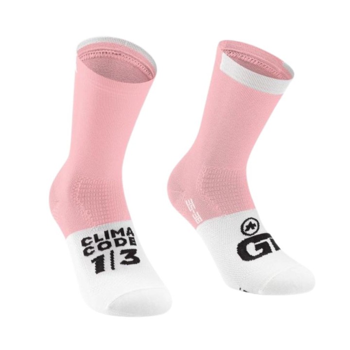 Chaussettes Assos GT C2 Cosmic Rose|Vêtements de cyclisme