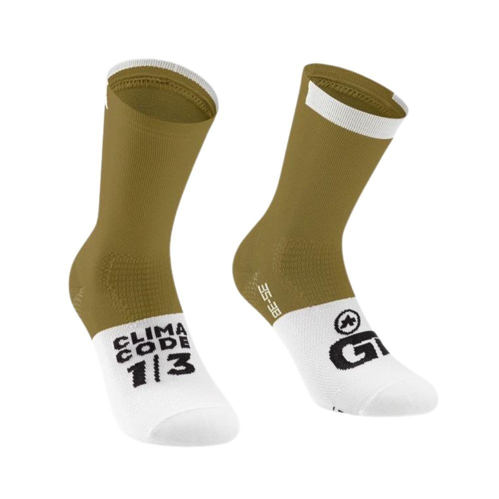 Chaussettes Assos GT C2 Millennio Ocher|Vêtements de cyclisme