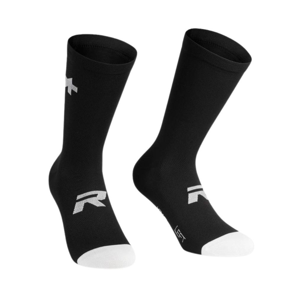 Chaussettes Assos R S9 Twin Pack Black Series|Vêtements de cyclisme