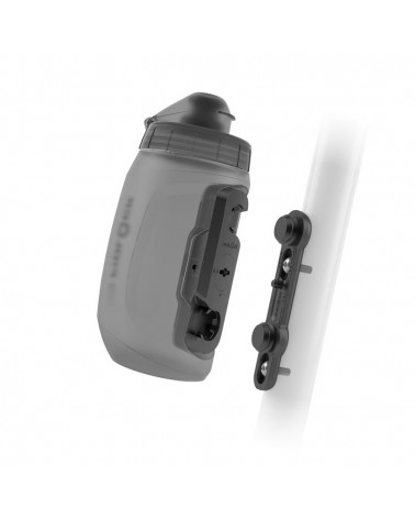 Bidón + base + Conector Twist Fidlock  450ml Ahumado