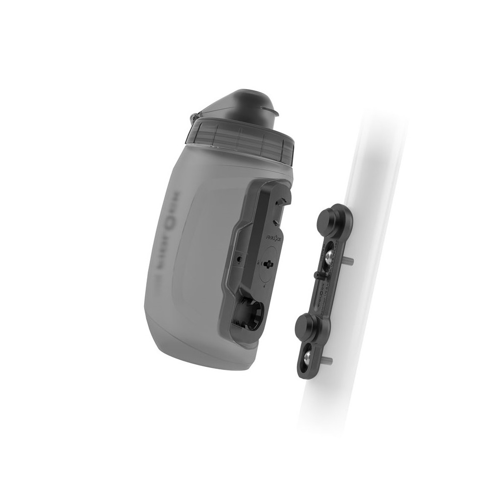 Bidón + base + Conector Twist Fidlock  450ml Ahumado