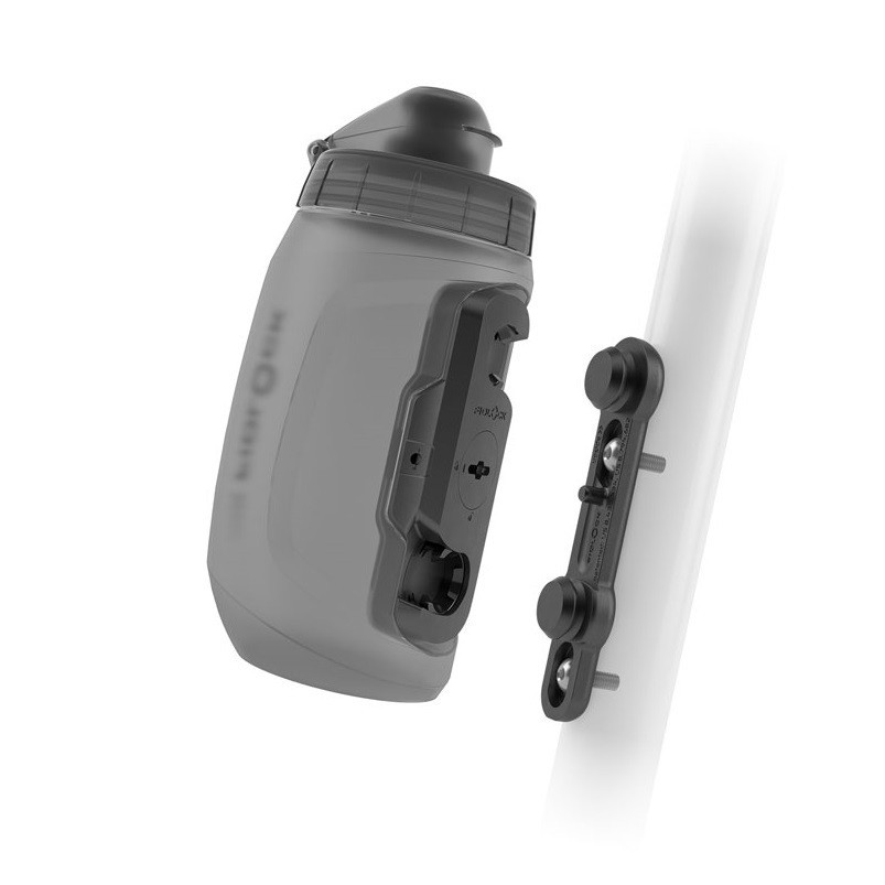 Bidón + base + Conector Twist Fidlock  450ml Ahumado