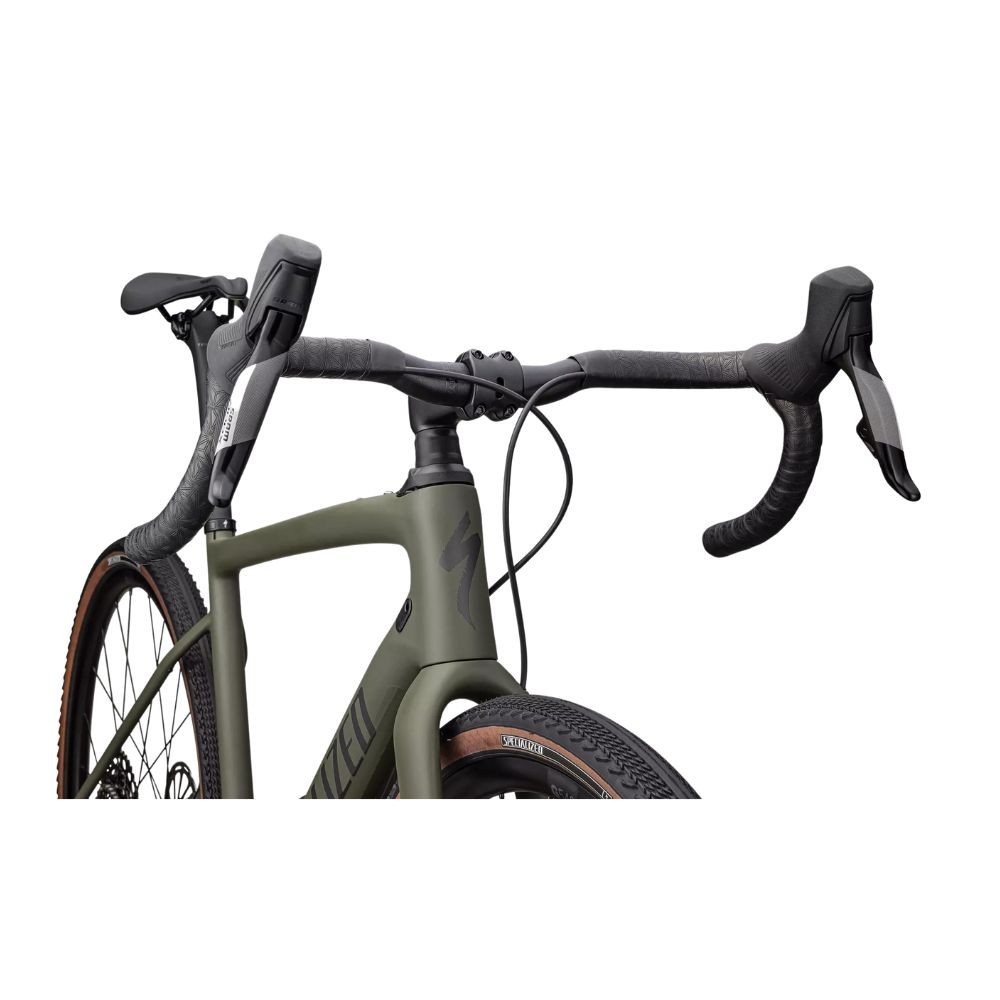 Vélo Specialized Diverge Comp Carbon 2024 Vert chêne satiné
