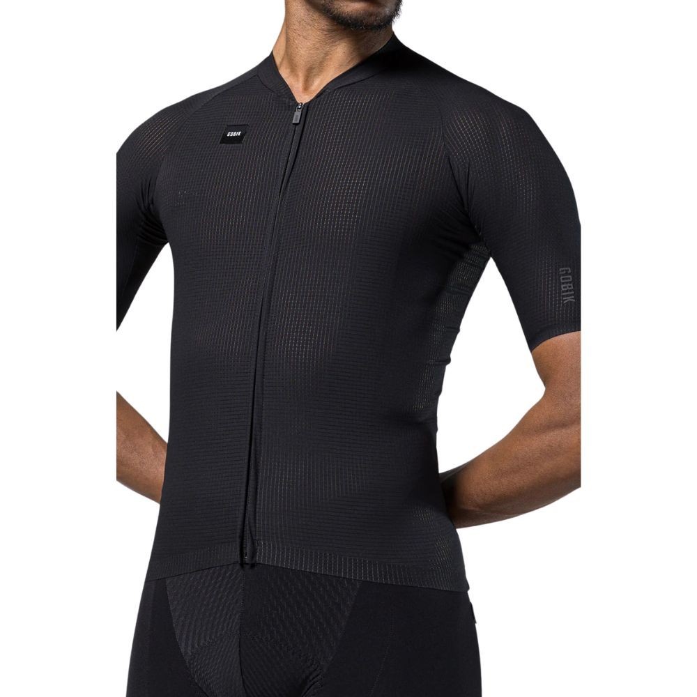 Maillot Unisex Manga Corta Gobik Phantom Jet Black|Ropa ciclismo