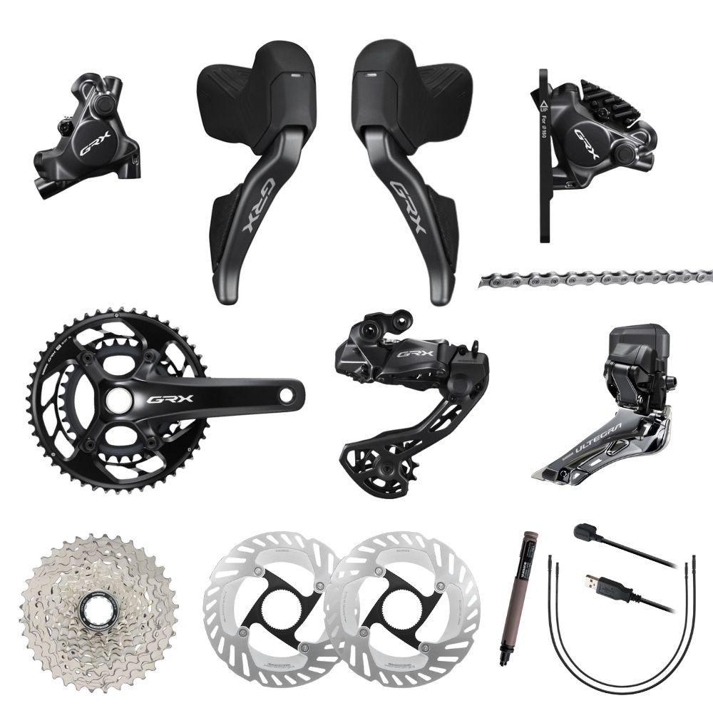 Groupe complet Shimano GRX Di2 RX825 12v. 48x31 -11-34