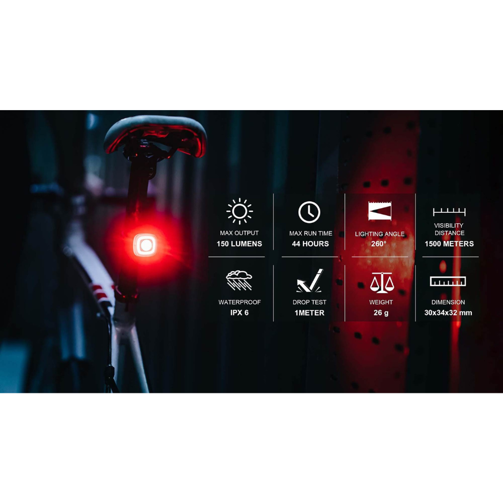 Luz Trasera Magicshine Seemee 150 |Luces ciclismo