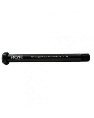 Cierre de rueda delantero Kcnc KQR08 15mmx110mm Boost Fox Negro