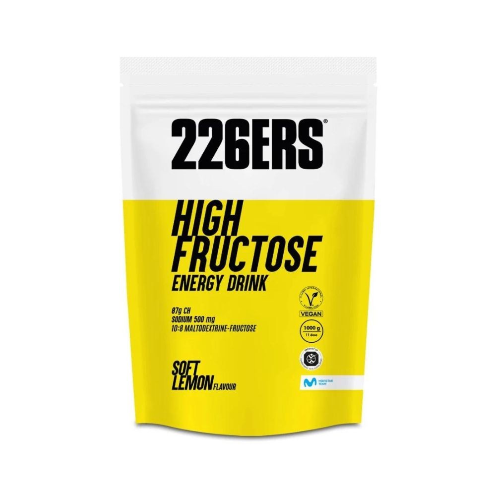 Carbohidratos 226ERS High Fructose Energy Drink Limón Suave 1000 gr.|Isotónico ciclismo