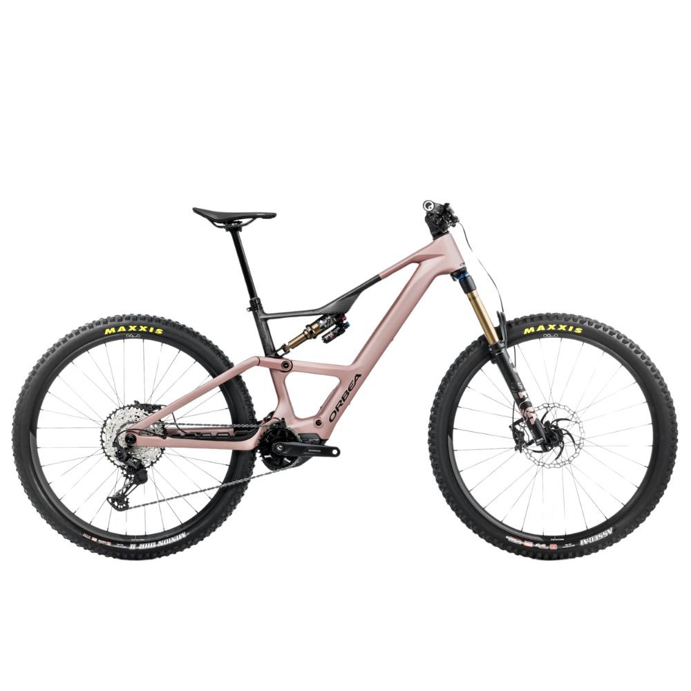 Bicicleta Orbea Rise LT M10 2025 630Wh Desert Rose/Carbon Raw