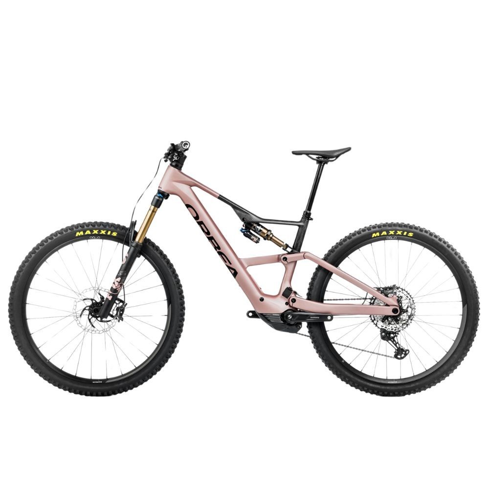 Vélo Orbea Rise LT M10 2025 630Wh Desert Rose/Carbon Raw|vélo électrique