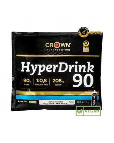 Carbohidratos Crown Hyperdrink 90 500 gr. Sabor Neutro