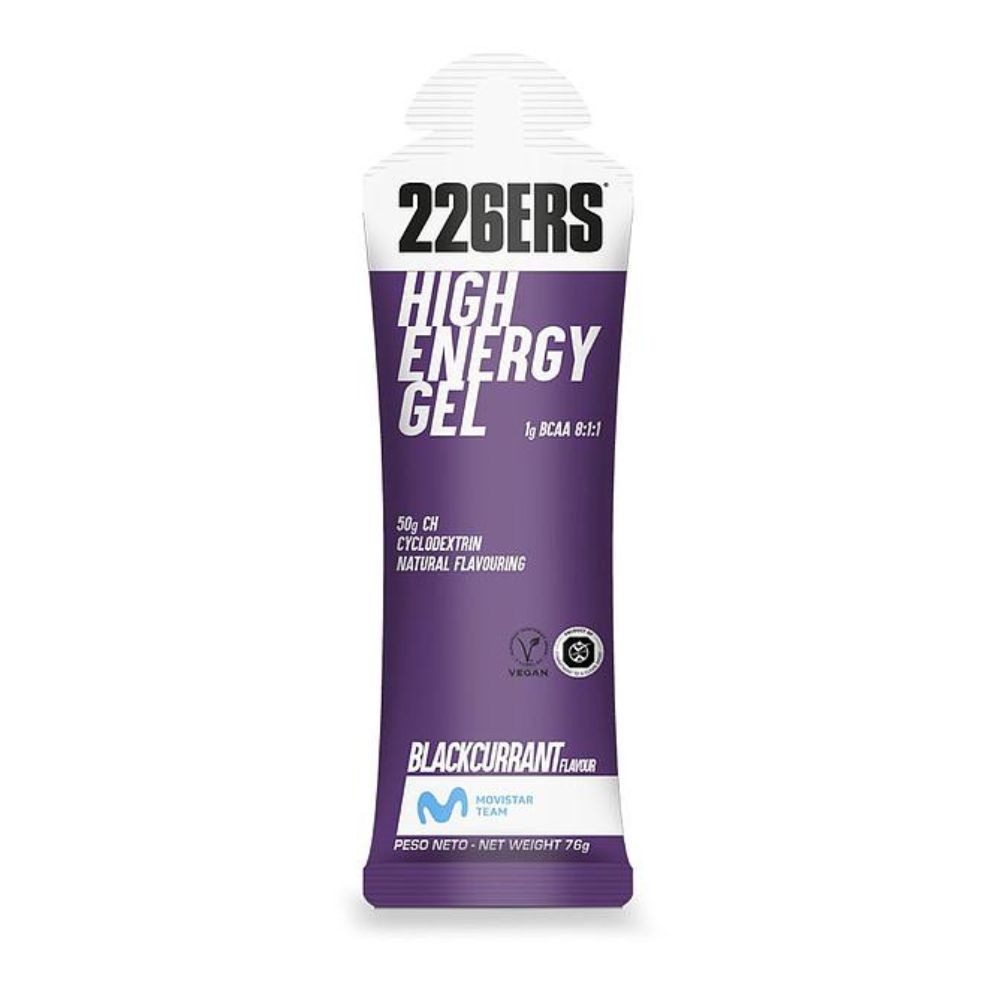 Gel 226ERS High Energy 76 g BCAA Cassis | Nutrition cyclisme |