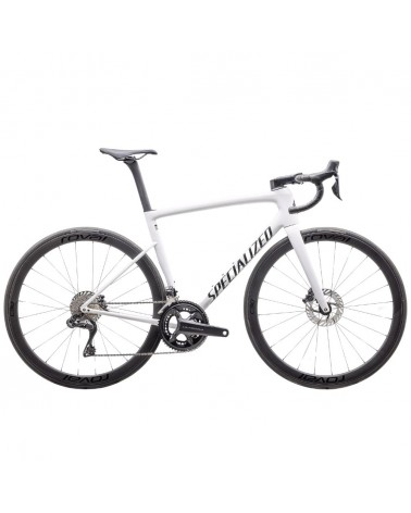 Bicicleta Specialized Tarmac SL8 Expert 2025 Ultegra Di2 Gloss White/Black Metallic