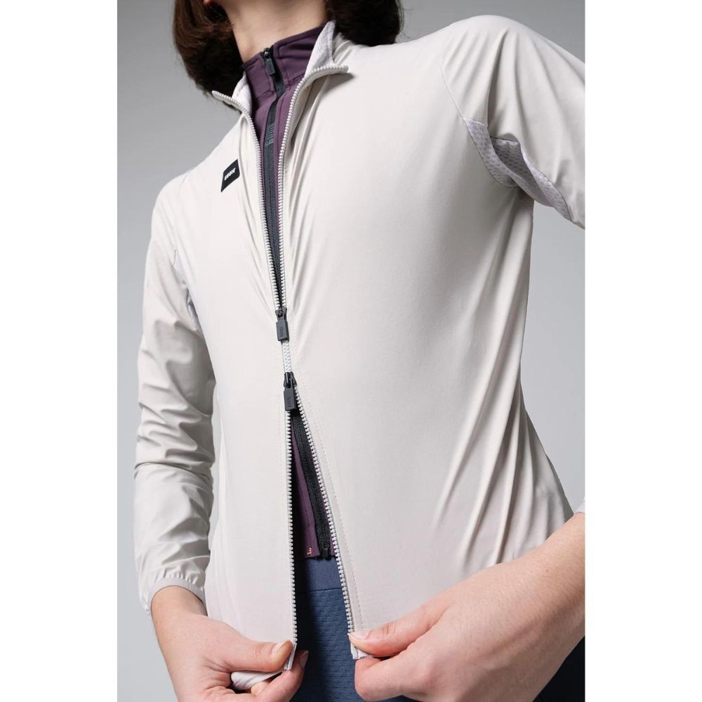 Veste imperméable unisexe Gobik Selkie Oatmeal | Maillot | Vêtements de cyclisme