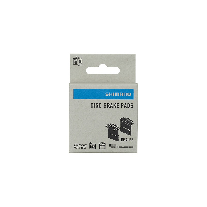 Plaquettes Shimano refroidies J05A-RF Résine  | PLAQUETTES DE FREIN