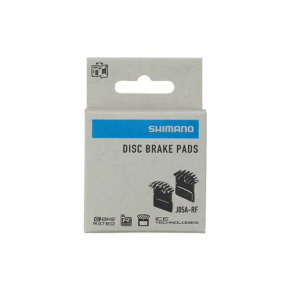 Plaquettes Shimano refroidies J05A-RF Résine  | PLAQUETTES DE FREIN