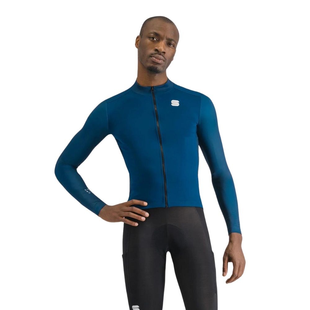 Maillot Manga Larga Hombre Sportful SRK Thermal Teal Blue