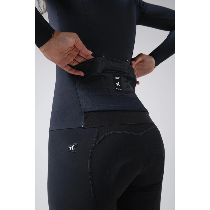Maillot Unisex Manga Larga Gobik Avalon Ink Black|Ropa ciclismo