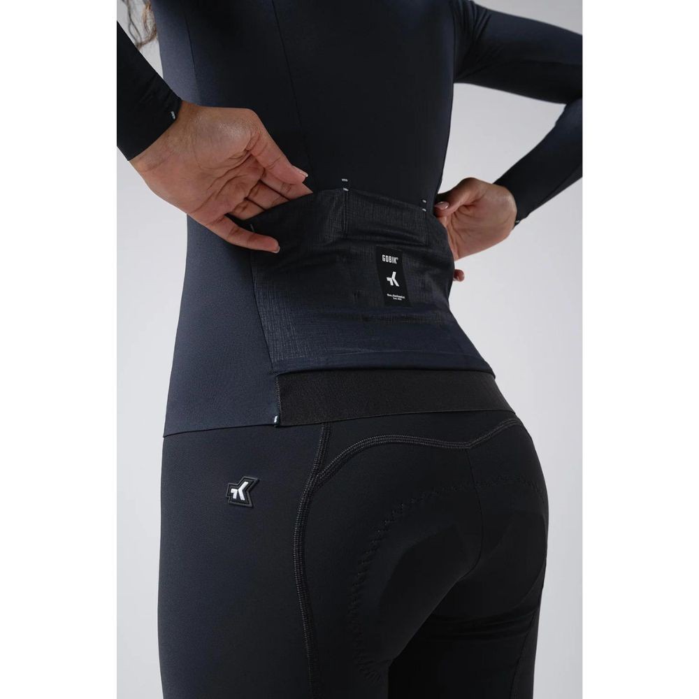 Maillot Unisex Manga Larga Gobik Avalon Ink Black|Ropa ciclismo