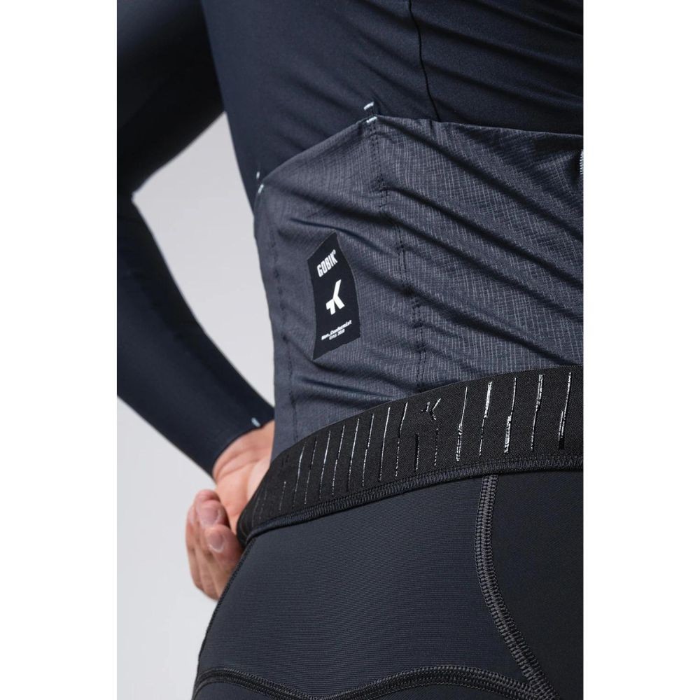 Maillot Unisex Manga Larga Gobik Avalon Ink Black|Ropa ciclismo