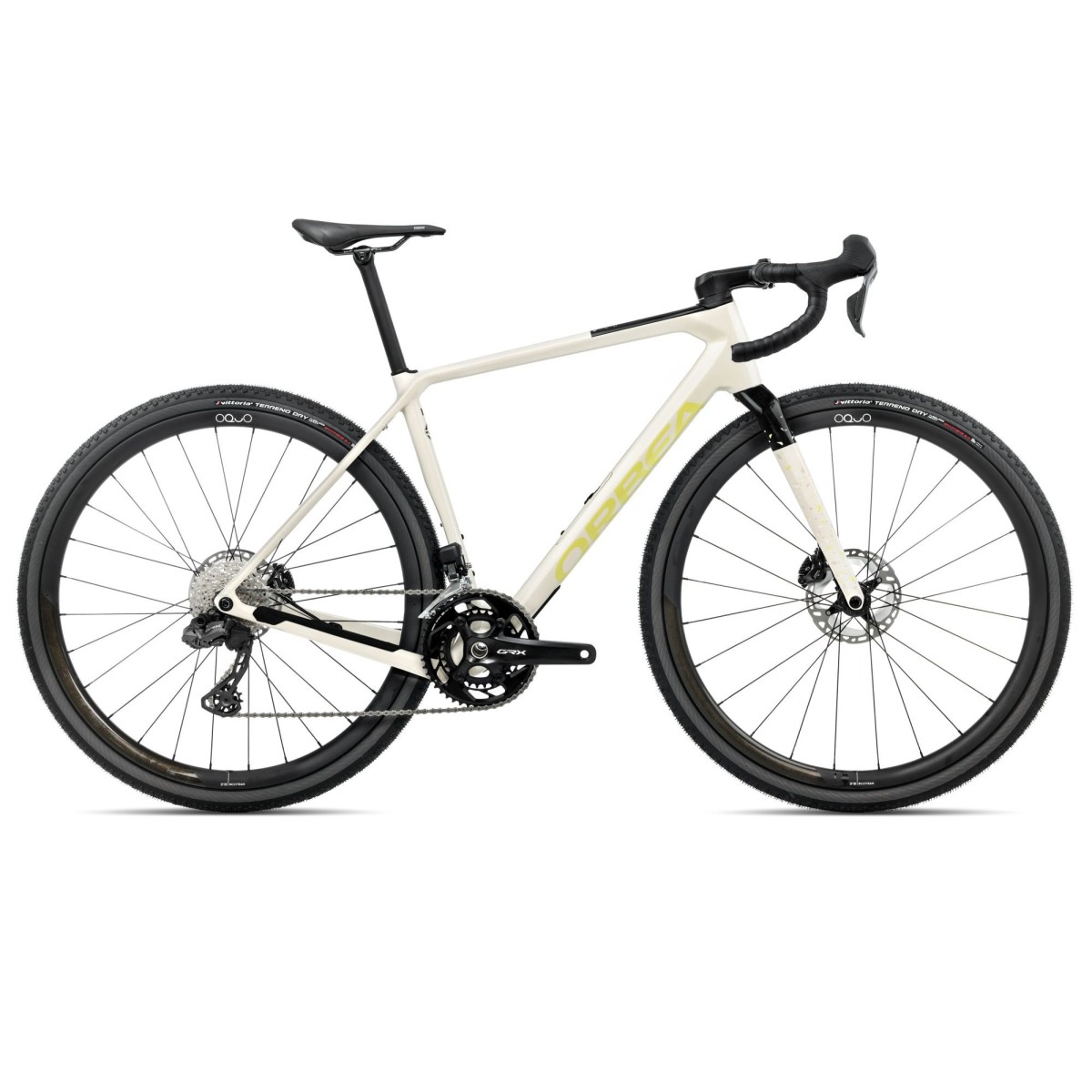 Vélo Orbea TERRA M20iTEAM Ivory White - Spicy Lime (Gloss) 2025