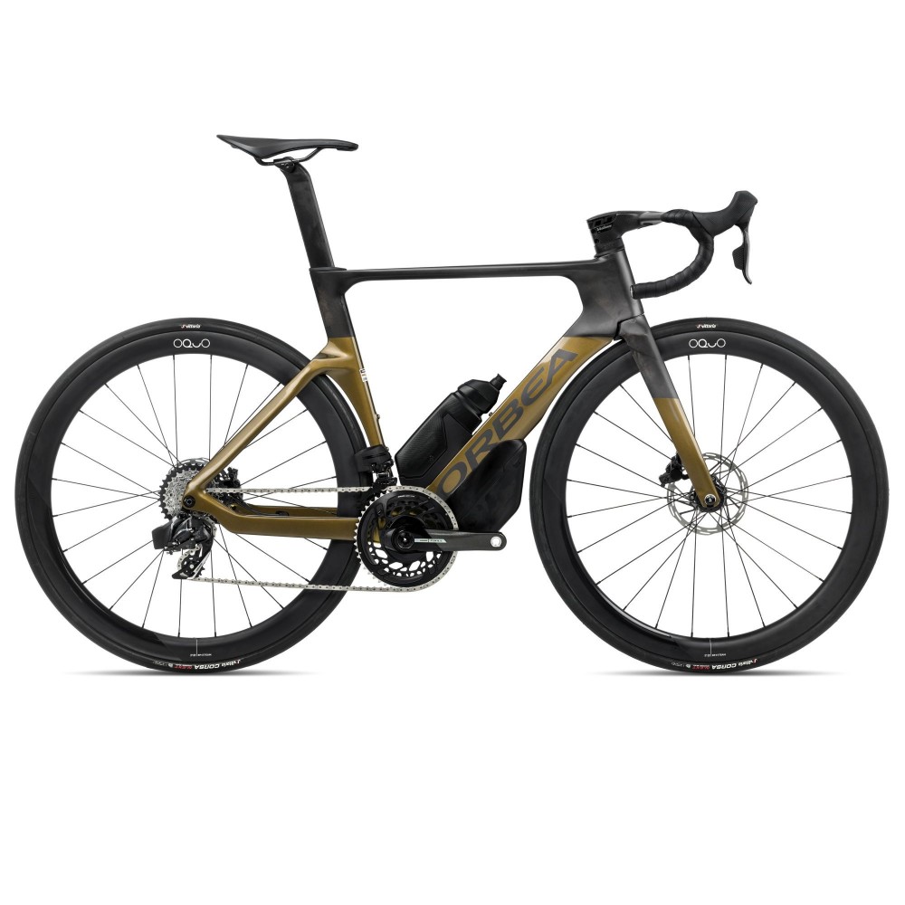 Bicicleta Orbea ORCA AERO M21eLTD Olive Green (Gloss) - Carbon Raw (Matt) 2025
