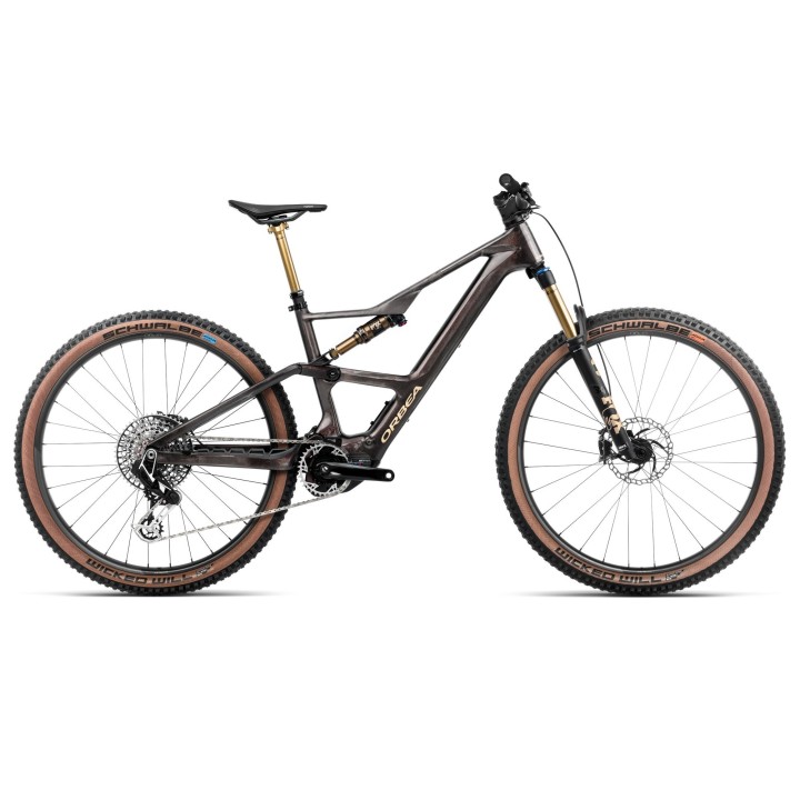 Vélo Orbea RISE SL M-LTD 630W Cosmic Carbon View - Golden Sand (Gloss) 2025