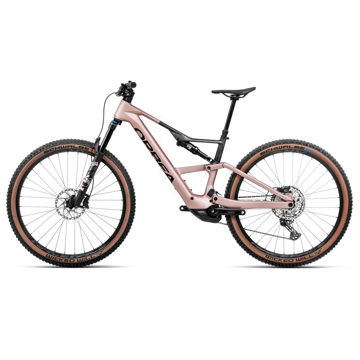 Bicicleta Orbea RISE SL M20 630W Desert Rose - Carbon Raw (Matt) 2025