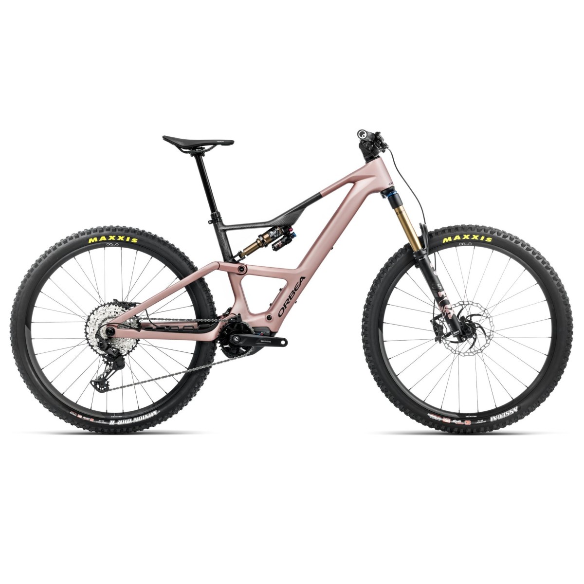 Bicicleta Orbea RISE LT M10 420W Desert Rose - Carbon Raw (Matt) 2025