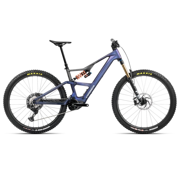 Bicicleta Orbea RISE LT M-TEAM 420W Tanzanite Carbon View - Carbon Raw (Matt) 2025