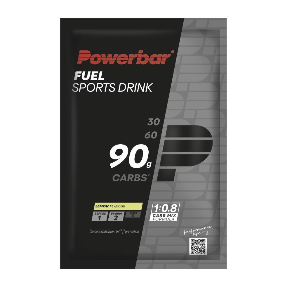 Glucides PowerBar Fuel 90 Black Line Citron | Isotonique cyclisme
