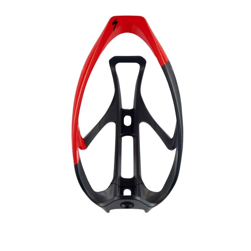 Portabidón Specialized Rib Cage II Matte Black/Flo Red |PORTABIDONES