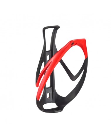 Portabidón Specialized Rib Cage II Matte Black/Flo Red