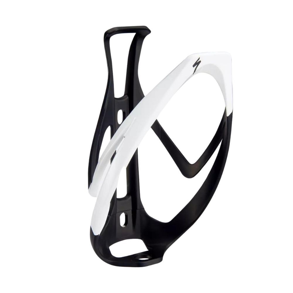 Portabidón Specialized Rib Cage II Noir mat/Blanc |PORTABIDONES