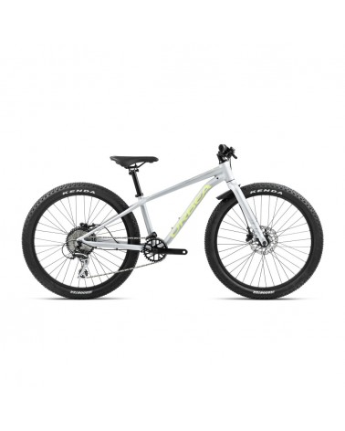 Bicicleta Orbea MX 24 TEAM DISC Halo Silver - Spicy Lime (Matt)