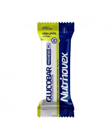 Barrita Energética Nutrinovex Glucobar Lima Limón Magnesio