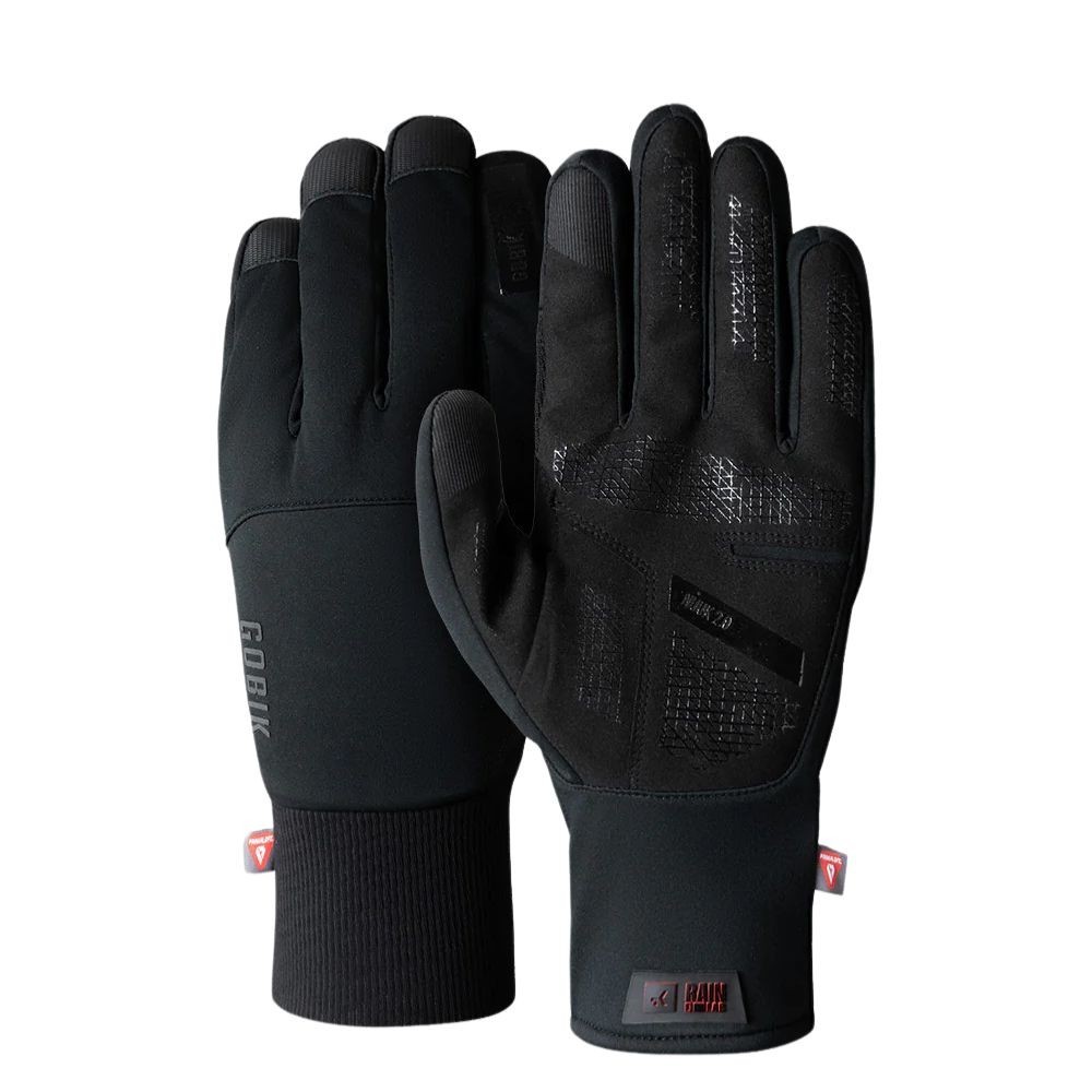 Gants thermiques Gobik Primaloft Nuuk 2.0 True Black|Gants de cyclisme|
