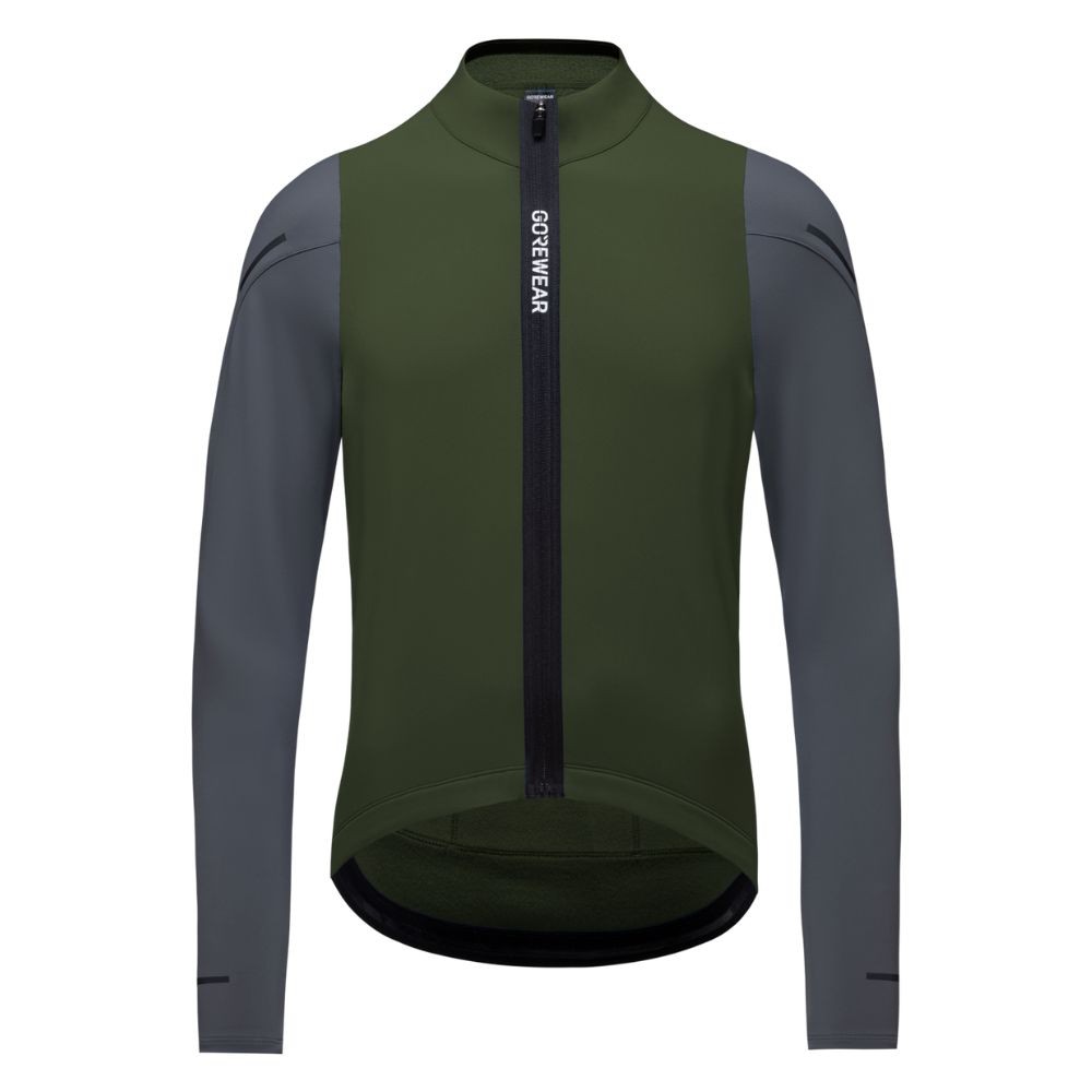 Maillot Hombre Manga Larga Gore SPINSHIFT Thermo Utility Green/Lab Graphite